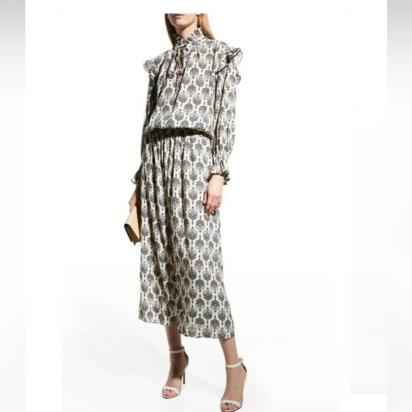 NWT Finley Mary Jane Dress Vintage Medallion Print - Picture 1 of 4